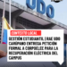 GESTIÓN ESTUDIANTIL | RAE UDO CARÚPANO ENTREGA PETICIÓN FORMAL A CORPOELEC PARA LA RECUPERACIÓN ELÉCTRICA DEL CAMPUS